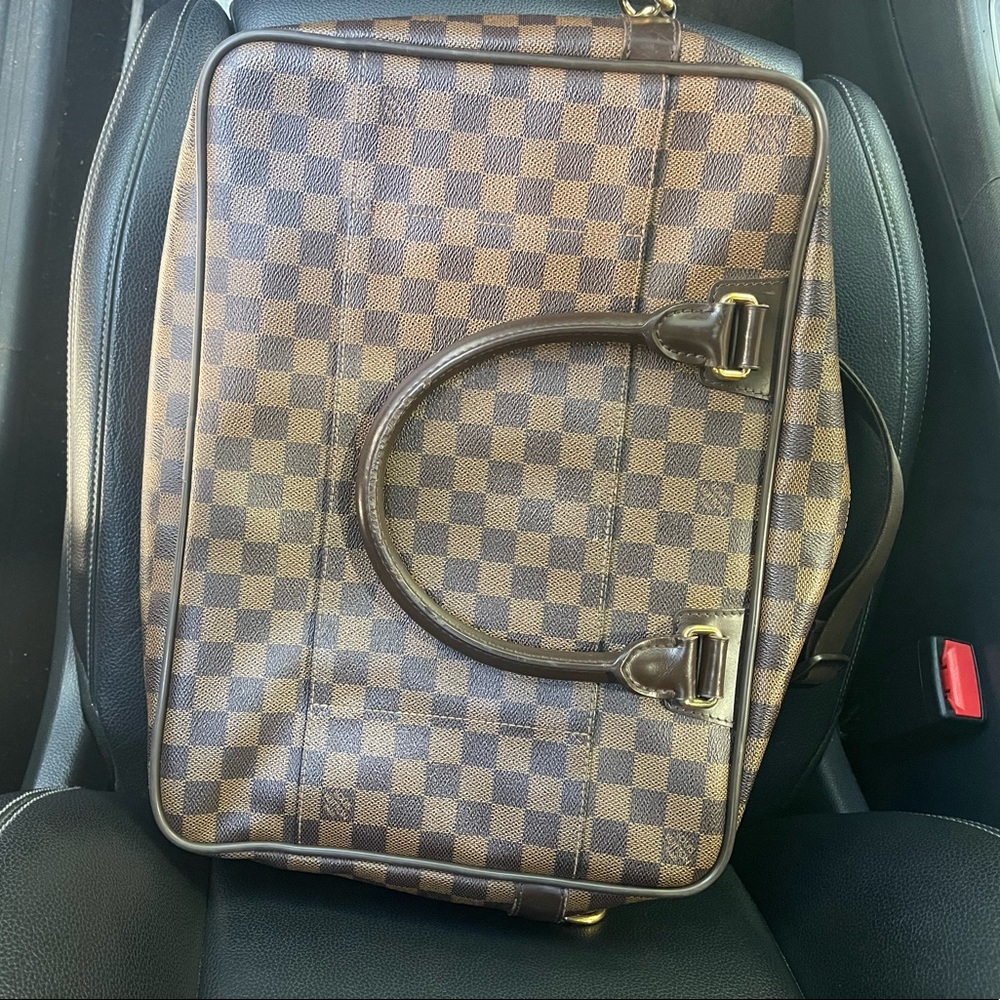 Louis Vuitton Icare Crossbody Brown Canvas Damier Ebene